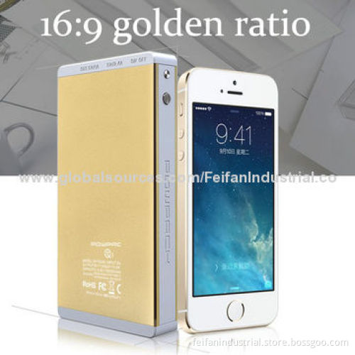 Fashionable 10,000mAh portable power bank for iPad, iPhone, Samsung